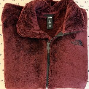 Women’s The North Face Osito Fleece Jacket – Full Zip – Burgundy – Size L